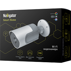 Видеокамера 14 548 Smart Home NSH-CAM-03-IP65-WiFi 130град. IP65 FHD 14548