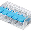 PCT-415-2 Клемма универ. строит.-монтаж. с рычаж. 5-проводная 0.08-4мм2 (аналог 221-415), син, 30шт/