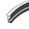 Силиконовый профиль WPH-FLEX-0616-SIDE-S9-5m BLACK 045788