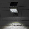 Прожектор садовый ERAFS048-08 6LED 150лм с датчиком движения солнечная батарея Б0044248
