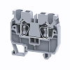 Мини-клемма проходная 2,5 кв.мм пружинная OptiClip CXM-2,5-I-24A-(0,2-2,5)-серый 331821