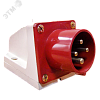 Вилка стационарная 524 32А 3P+PE 380В IP44 ps-524-32-380