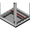 Рейки для фиксации кабеля, для шкафов CQE Ш=1200мм, 1 упаковка - 2шт. R5RPAC120