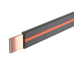 Гибкая шина в ПВХ изоляции, 2x24x1мм, ном. ток 250А, длина 2 ма R5BFC2241